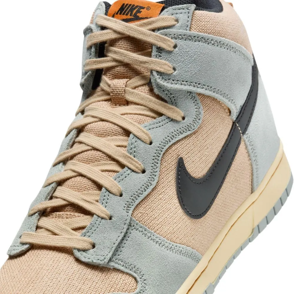 Nike Dunk High Retro SE Hemp Hoops Mens (FJ4191-200, Grain/Light Pumice/Pale Vanilla/Black)