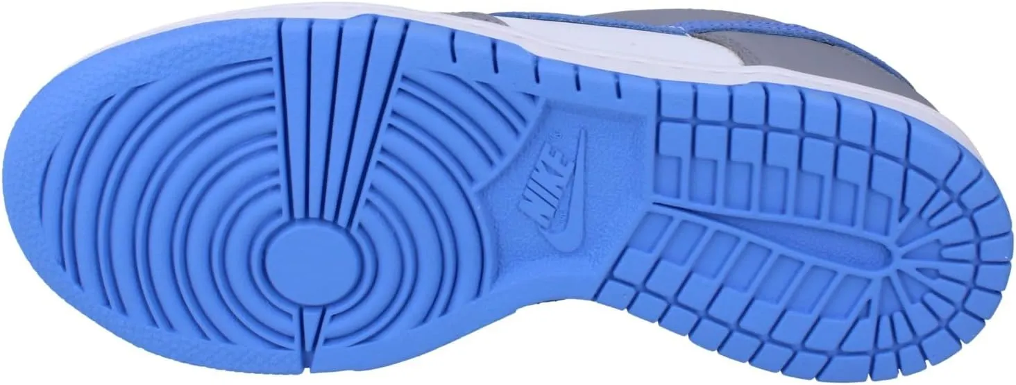 Nike Dunk Low Big Kids' Shoes (FB9109-121, White/Cement Grey/Royal Pulse)