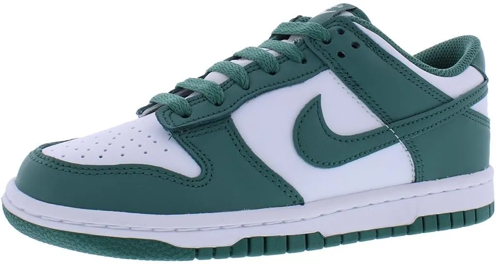 Nike Dunk Low Big Kids' Shoes (HF4798-100, White/Bicoastal) Size 6.5
