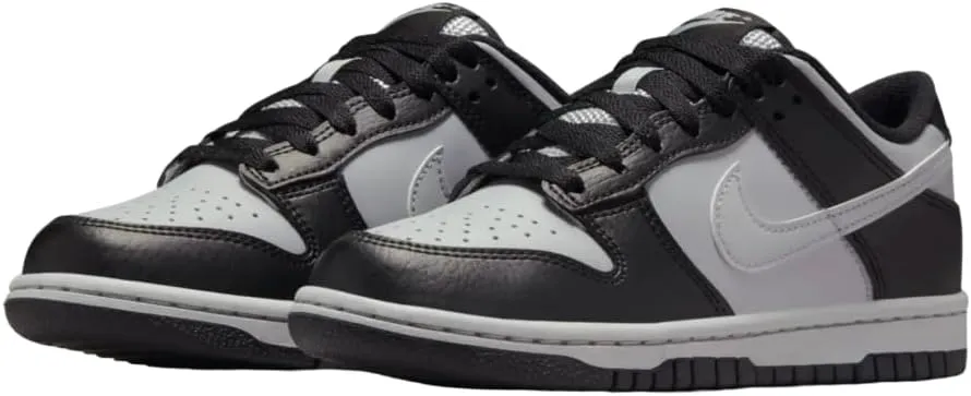 Nike Dunk Low Big Kids' Shoes (HQ3810-001, Black/Wolf Grey)
