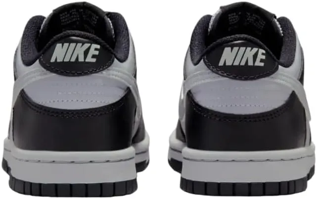 Nike Dunk Low Big Kids' Shoes (HQ3810-001, Black/Wolf Grey)
