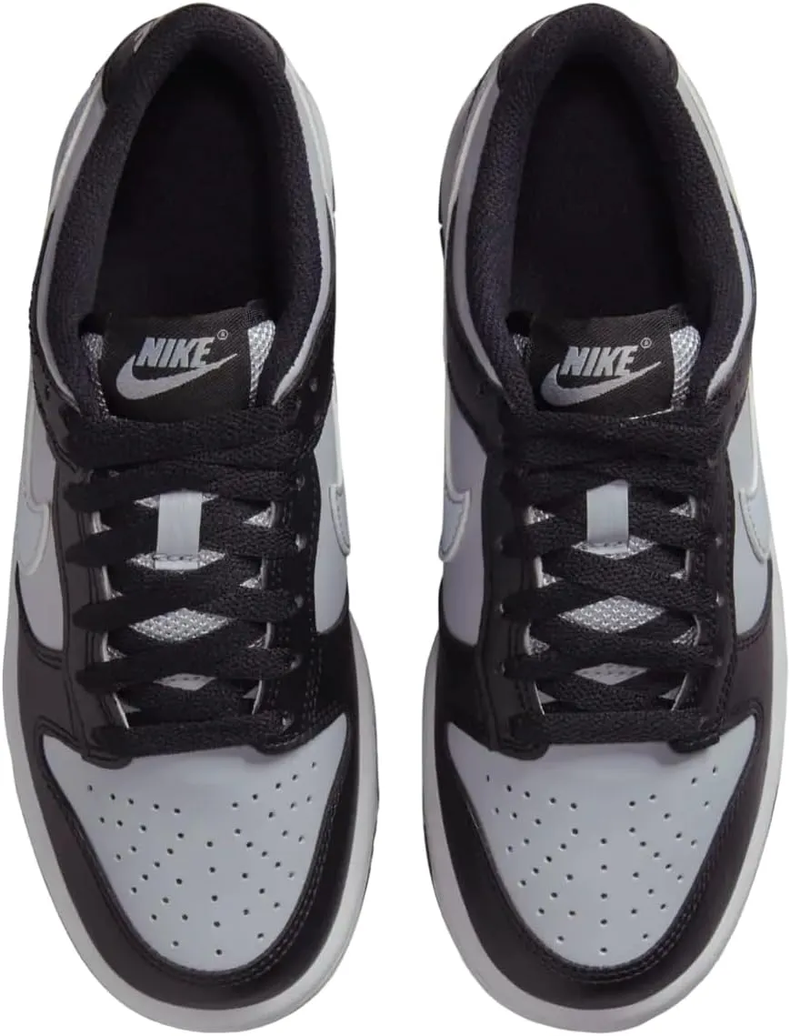 Nike Dunk Low Big Kids' Shoes (HQ3810-001, Black/Wolf Grey)