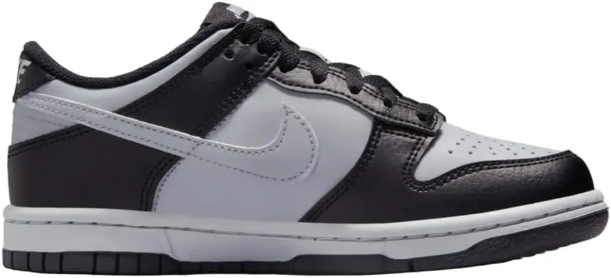 Nike Dunk Low Big Kids' Shoes (HQ3810-001, Black/Wolf Grey)