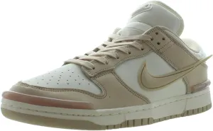 NIKE Dunk Low Twist Women's Shoes, Sail Pink Oxford Sail Sand Drift, 11