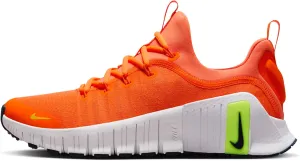 Nike Free Metcon 6 Women's Workout Shoes (FJ7126-800, Total Orange/Football Grey/Volt/Obsidian) Size 9.5