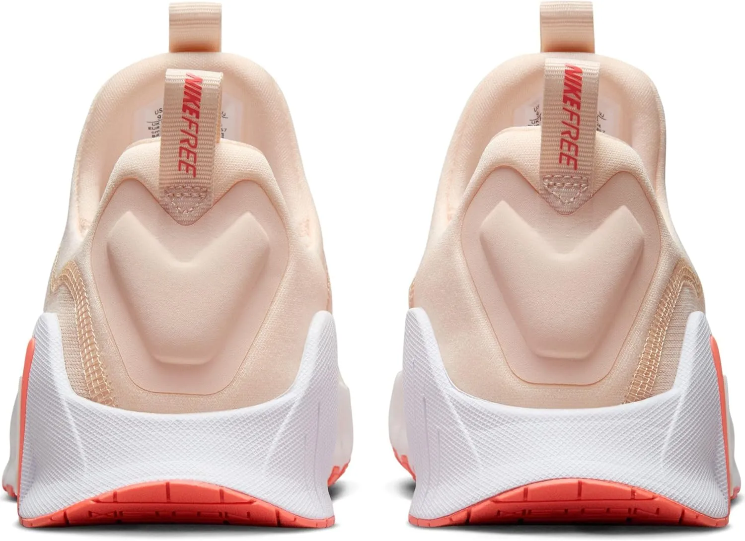 Nike Free Metcon 6 Women's Workout Shoes (FJ7126-801, Guava Ice/Light Wild Mango/White)