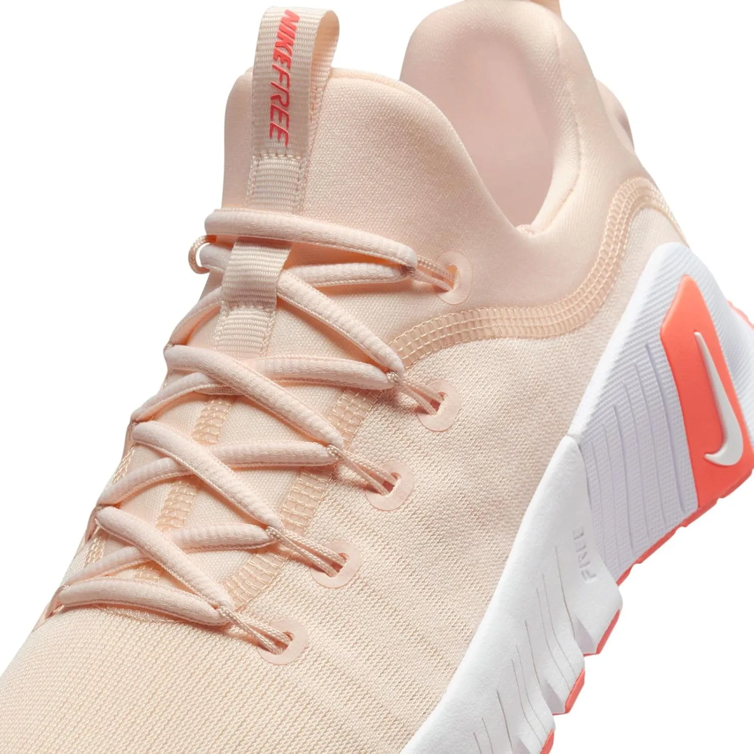 Nike Free Metcon 6 Women's Workout Shoes (FJ7126-801, Guava Ice/Light Wild Mango/White)