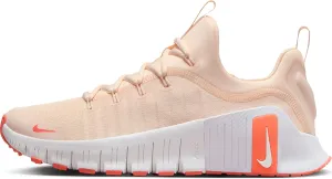 Nike Free Metcon 6 Women's Workout Shoes (FJ7126-801, Guava Ice/Light Wild Mango/White)