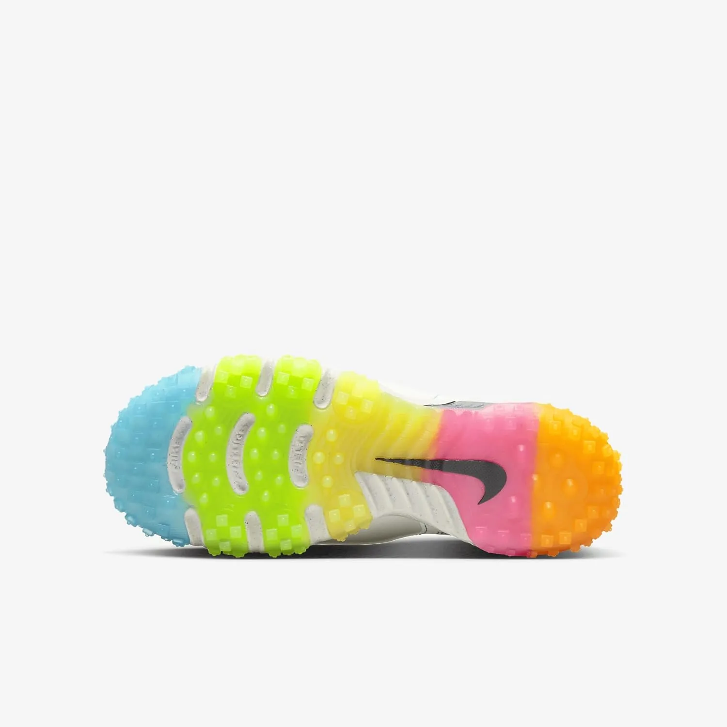 Nike Future Field Little/Big Kids' Cleats (DJ6949-101, Sail/Sonic Yellow/Hyper Pink/Dark Grey)