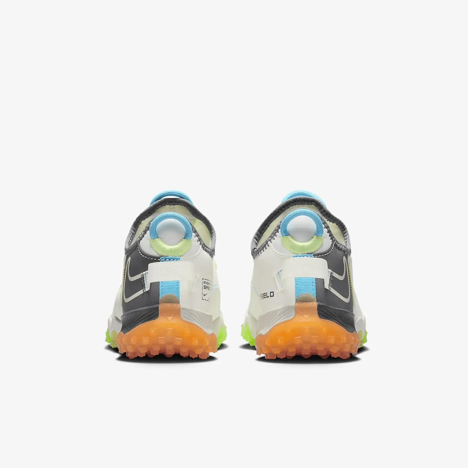 Nike Future Field Little/Big Kids' Cleats (DJ6949-101, Sail/Sonic Yellow/Hyper Pink/Dark Grey)
