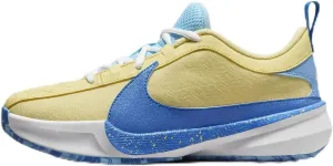 Nike Giannis Freak 5 Big Kids' Basketball Shoes (DZ4486-400, Photo Blue/Soft Yellow/White/Light Laser Orange) Size 7