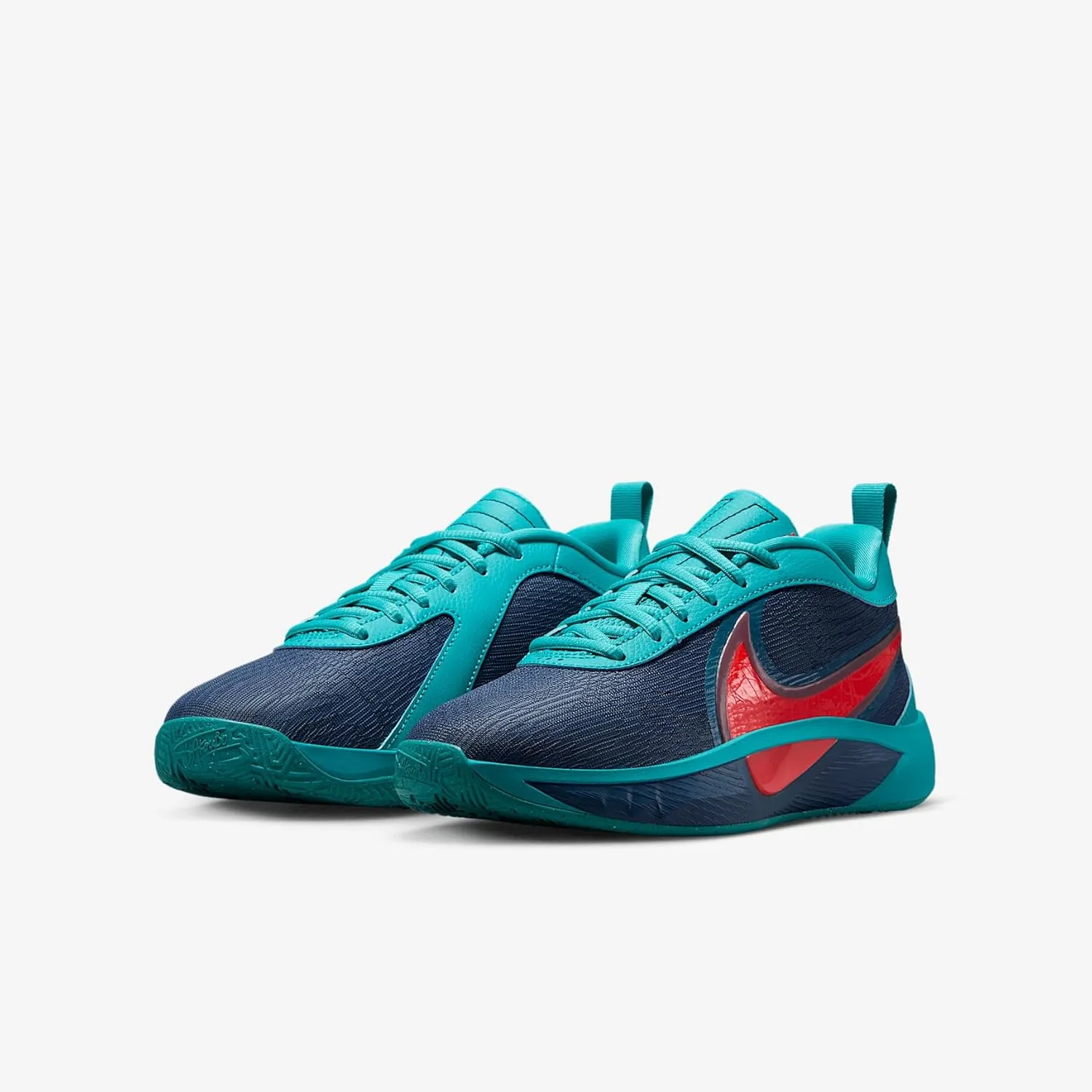 Nike Giannis Freak 6 Big Kids' Basketball Shoes (FQ7378-300, Dusty Cactus/Bright Crimson/Obsidian)