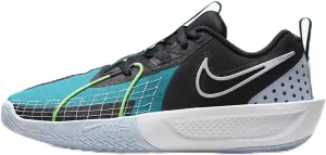 Nike G.T. Cut 3 Big Kids' Basketball Shoes (FD7033-003, Black/Aquamarine/Light Armory Blue/White) Size 1