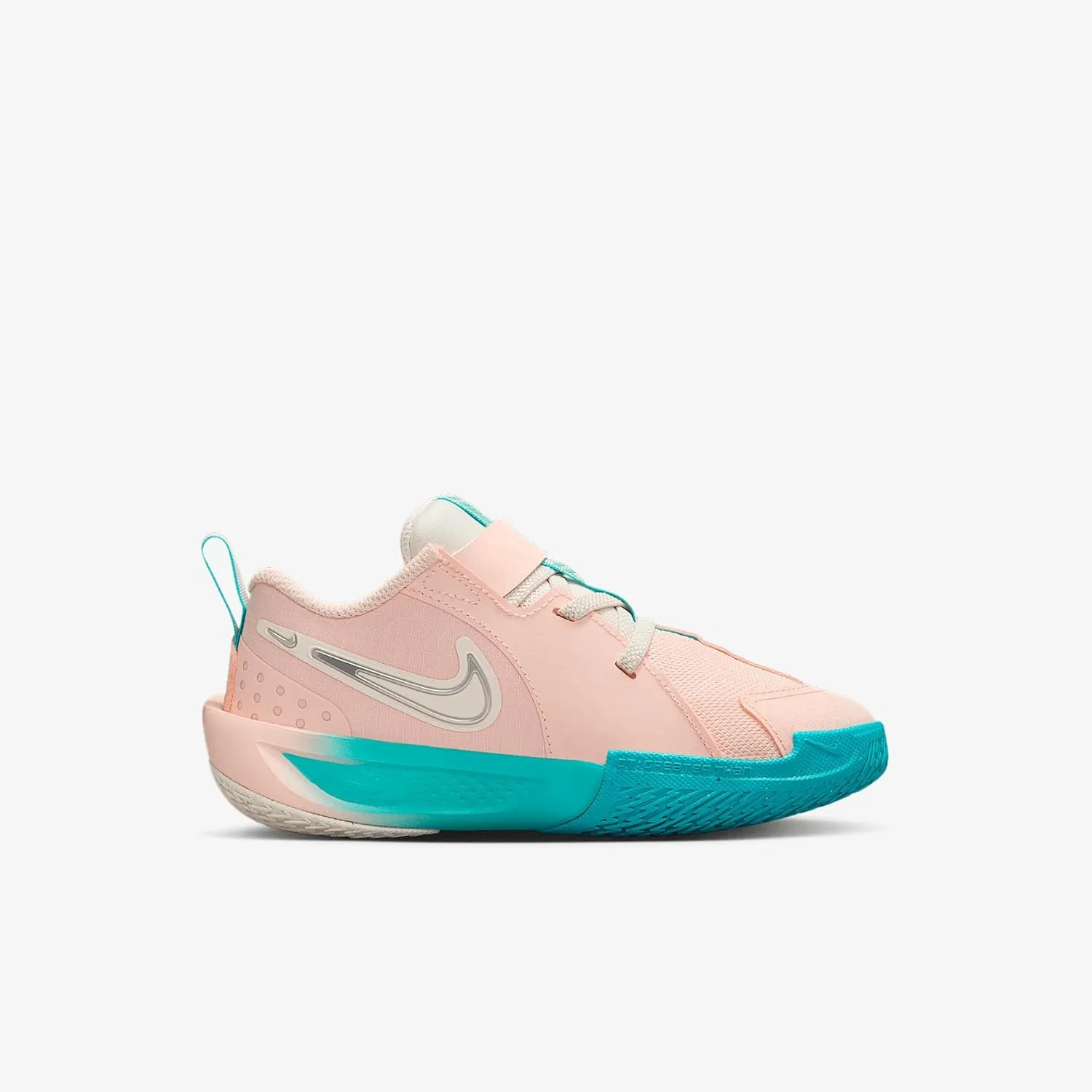 Nike G.T. Cut 3 Little Kids' Basketball Shoes (FD7034-602, Washed Coral/Dusty Cactus/Metallic Silver/Chalk)