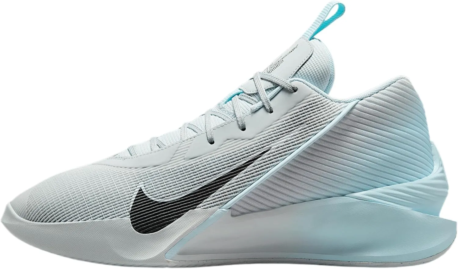 Nike G.T. Jump Academy Basketball Shoes (FV5524-002, Pure Platinum/Glacier Blue/Light Lemon Twist/Medium Ash) Size 7.5