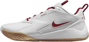 Nike HyperAce 3 Volleyball Shoes (FQ7074-100, White/Photon Dust/Team Crimson) Size 6.5