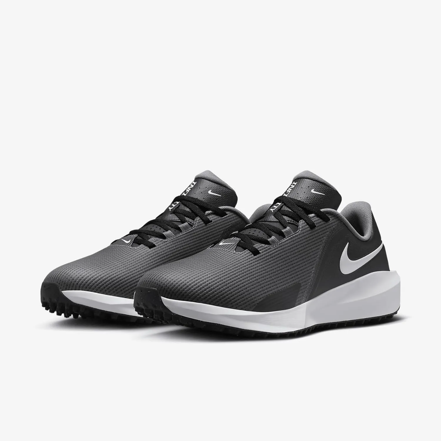 Nike Infinity G NN Golf Shoes (Wide) (FN0565-001, Black/Smoke Grey/White)