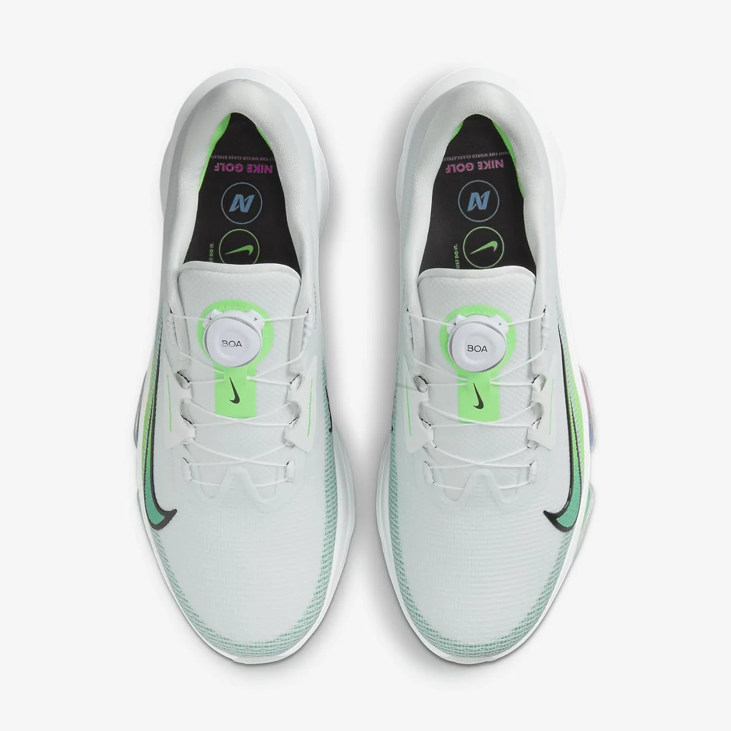 Nike Infinity Tour BOA 2 Golf Shoes (Wide) (FN6730-300, Barely Gr)