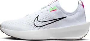 Nike Interact Run Women's Road Running Shoes (FD2292-102, White/Black-Football Grey-Vapor Green) Size 11