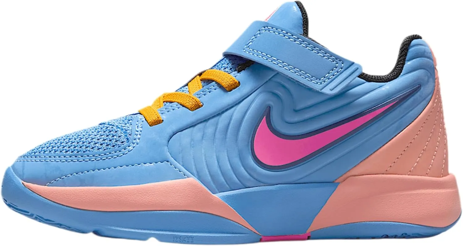Nike Ja 2 Little Kids' Shoes (FV5634-402, Blue Beyond/Hyper Pink/Apricot Agate/Blue Void)