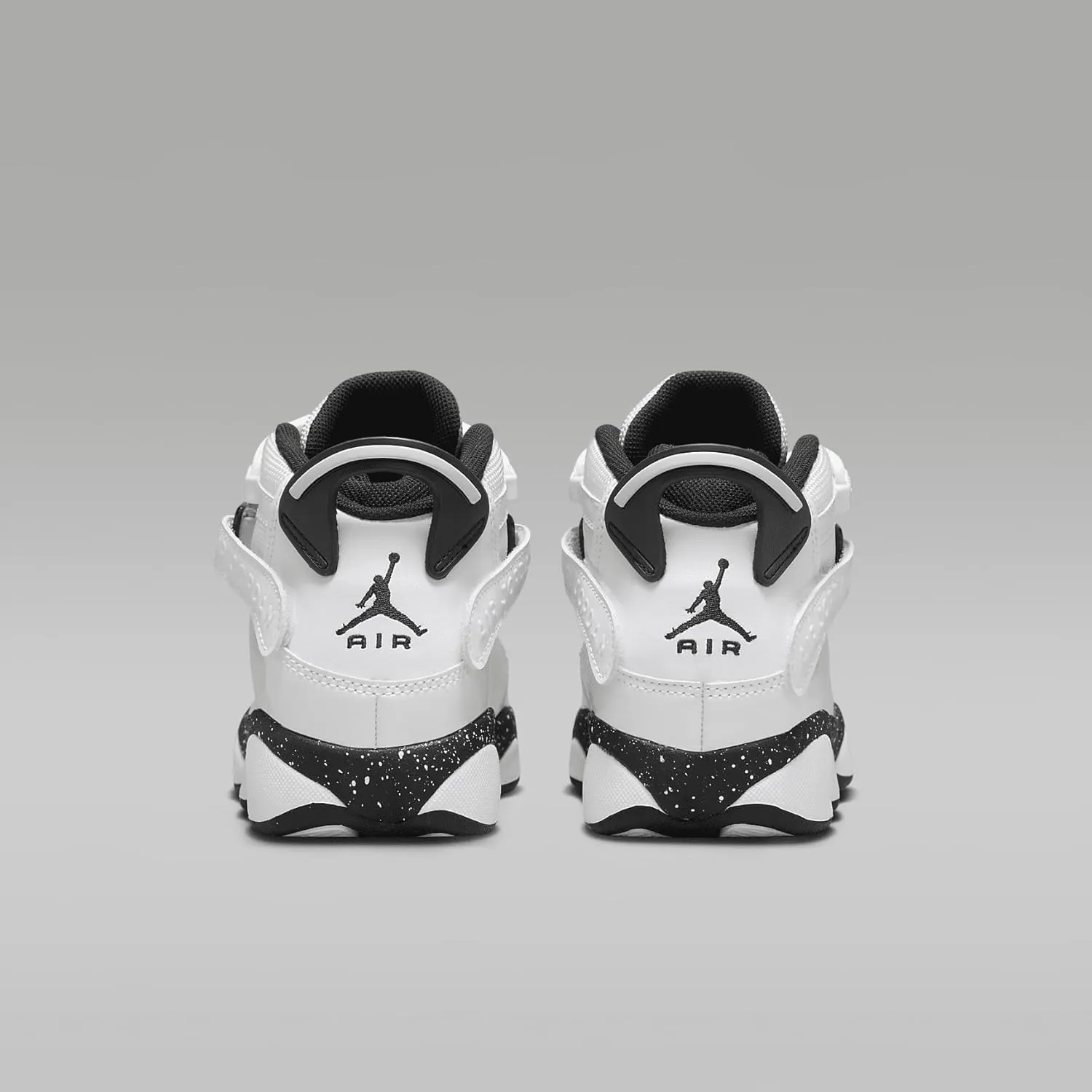 Nike Jordan 6 Rings Big Kids' Shoes (323419-111, WHITE/BLACK-WHITE)