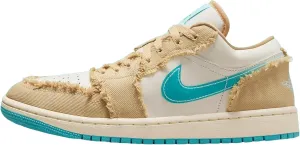 Nike Jordan Women's Air Jordan 1 Low Sneakers Sesame/Dusty Cactus HF4983-252 - Size 6w