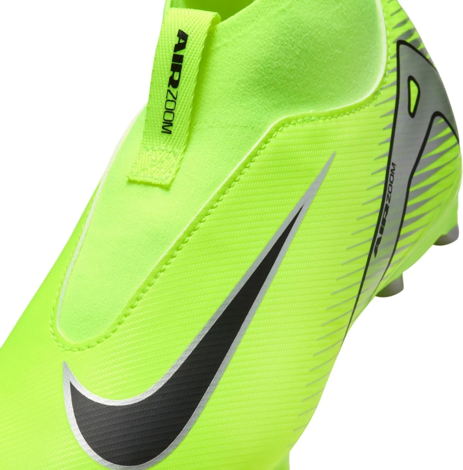 Nike Jr. Mercurial Superfly 10 Academy Little/Big Kids' MG High-Top Soccer Cleats (FQ8304-700, Volt/Black)