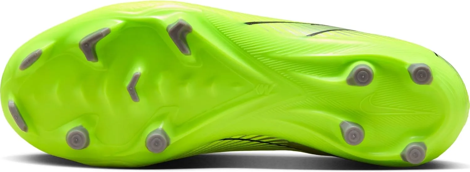 Nike Jr. Mercurial Superfly 10 Academy Little/Big Kids' MG High-Top Soccer Cleats (FQ8304-700, Volt/Black)