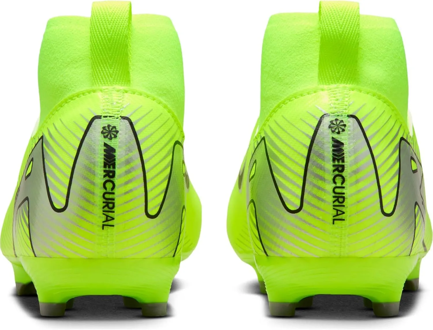 Nike Jr. Mercurial Superfly 10 Academy Little/Big Kids' MG High-Top Soccer Cleats (FQ8304-700, Volt/Black)