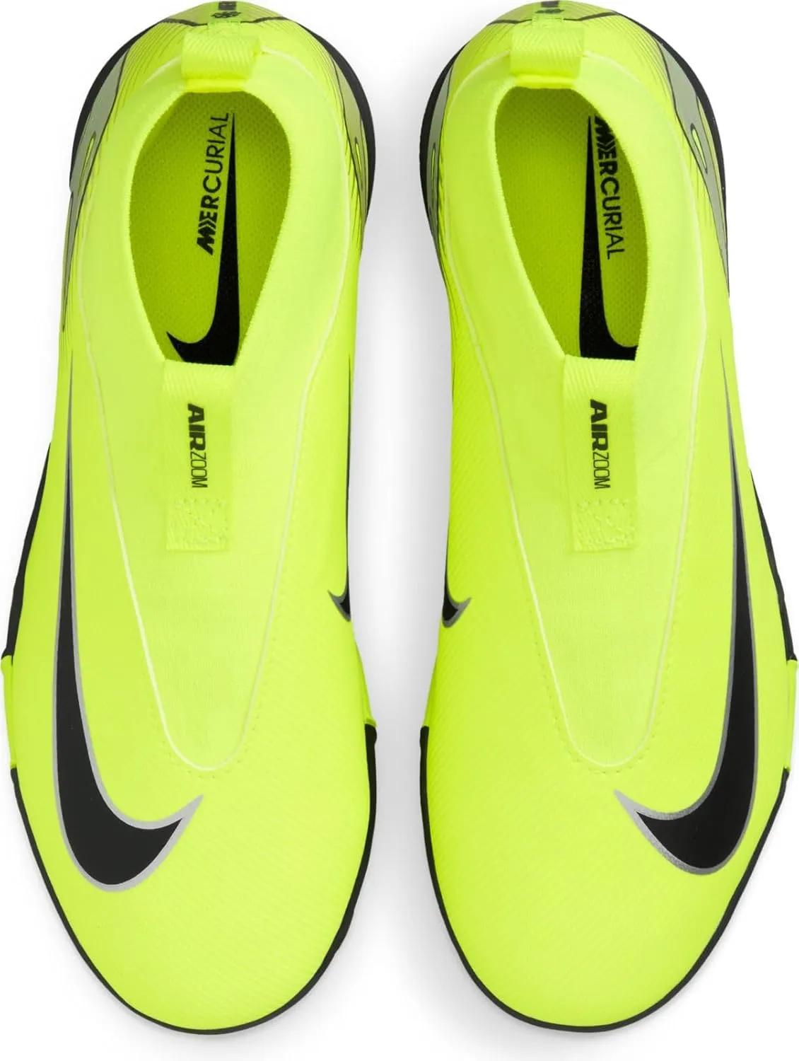 Nike Jr. Mercurial Superfly 10 Academy Little/Big Kids' TF High-Top Soccer Shoes (FQ8310-700, Volt/Black)