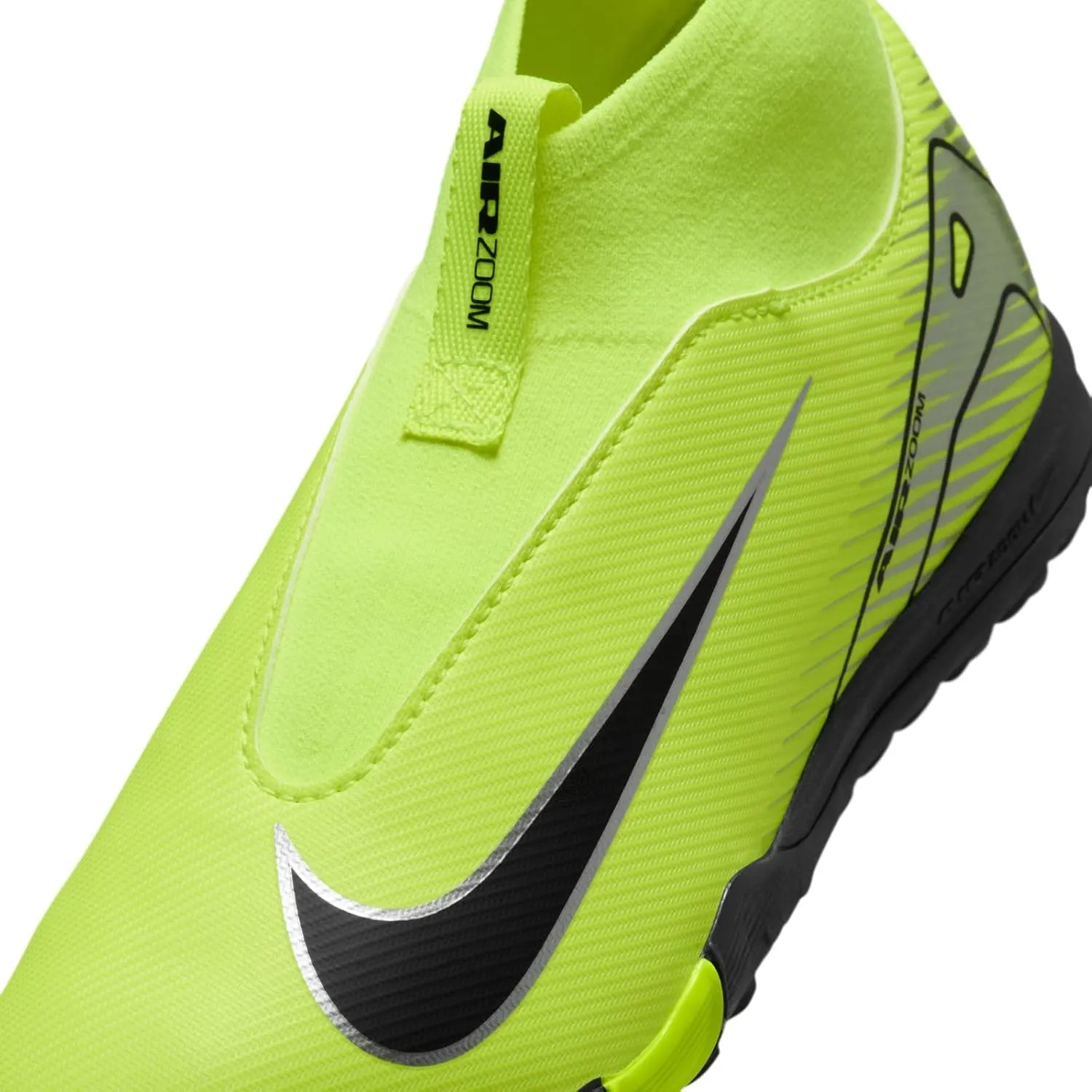 Nike Jr. Mercurial Superfly 10 Academy Little/Big Kids' TF High-Top Soccer Shoes (FQ8310-700, Volt/Black)