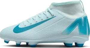 Nike Jr. Mercurial Superfly 10 Club Little/Big Kids' MG High-Top Soccer Cleats (FQ8318-400, Glacier Blue/Blue Orbit) Size 3