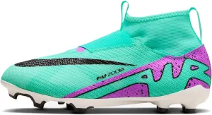 Nike Jr. Mercurial Superfly 9 Pro Little/Big Kids' Firm-Ground High-Top Soccer Cleats (DJ5606-300, Hyper Turquoise/Black/White/Fuchsia Dream) Size 6