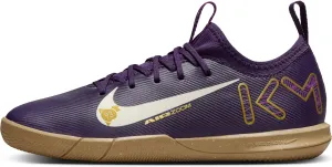 Nike Jr. Mercurial Vapor 16 Academy Kylian Mbappe Big Kids' IC Low-Top Soccer Shoes (FQ8414-500, Grand Purple/Pale Ivory)