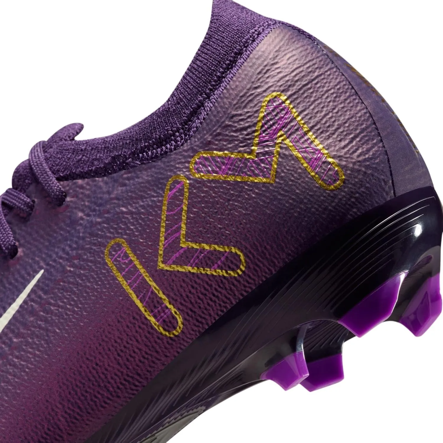 Nike Jr. Mercurial Vapor 16 Pro Kylian Mbappe Big Kids' FG Low-Top Soccer Cleats (HF5450-500, Grand Purple/Pale Ivory)