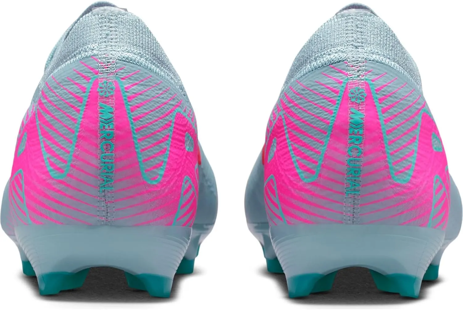 Nike Jr. Mercurial Vapor 16 Pro Little/Big Kids' FG Low-Top Soccer Cleats (HF5448-301, Ocean Cube/Pink Blast)