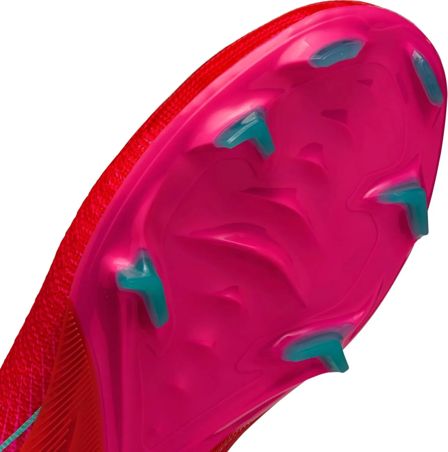 Nike Jr. Mercurial Vapor 16 Pro Little/Big Kids' FG Low-Top Soccer Cleats (HF5448-800, Ember Glow/Aurora Green)