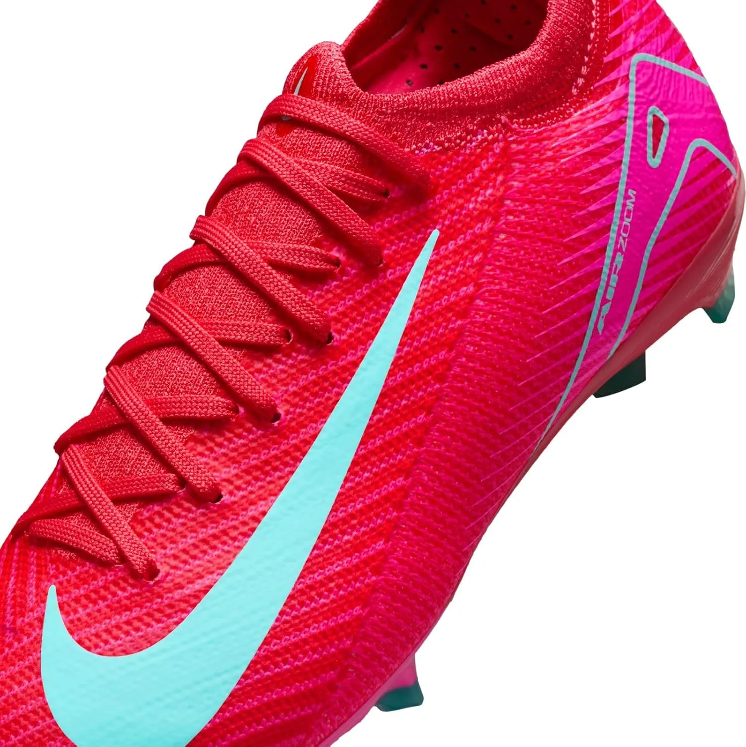 Nike Jr. Mercurial Vapor 16 Pro Little/Big Kids' FG Low-Top Soccer Cleats (HF5448-800, Ember Glow/Aurora Green)