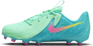 Nike Jr. Phantom GX 2 Academy LV8 Little/Big Kids' MG Low-Top Soccer Cleats (FQ7390-300, Green Glow/Black) Size 5