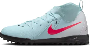 Nike Jr. Phantom Luna 2 Academy Little/Big Kids' TF Soccer Shoes (FJ2610-300, Mint/Off Noir/Atomic Red)