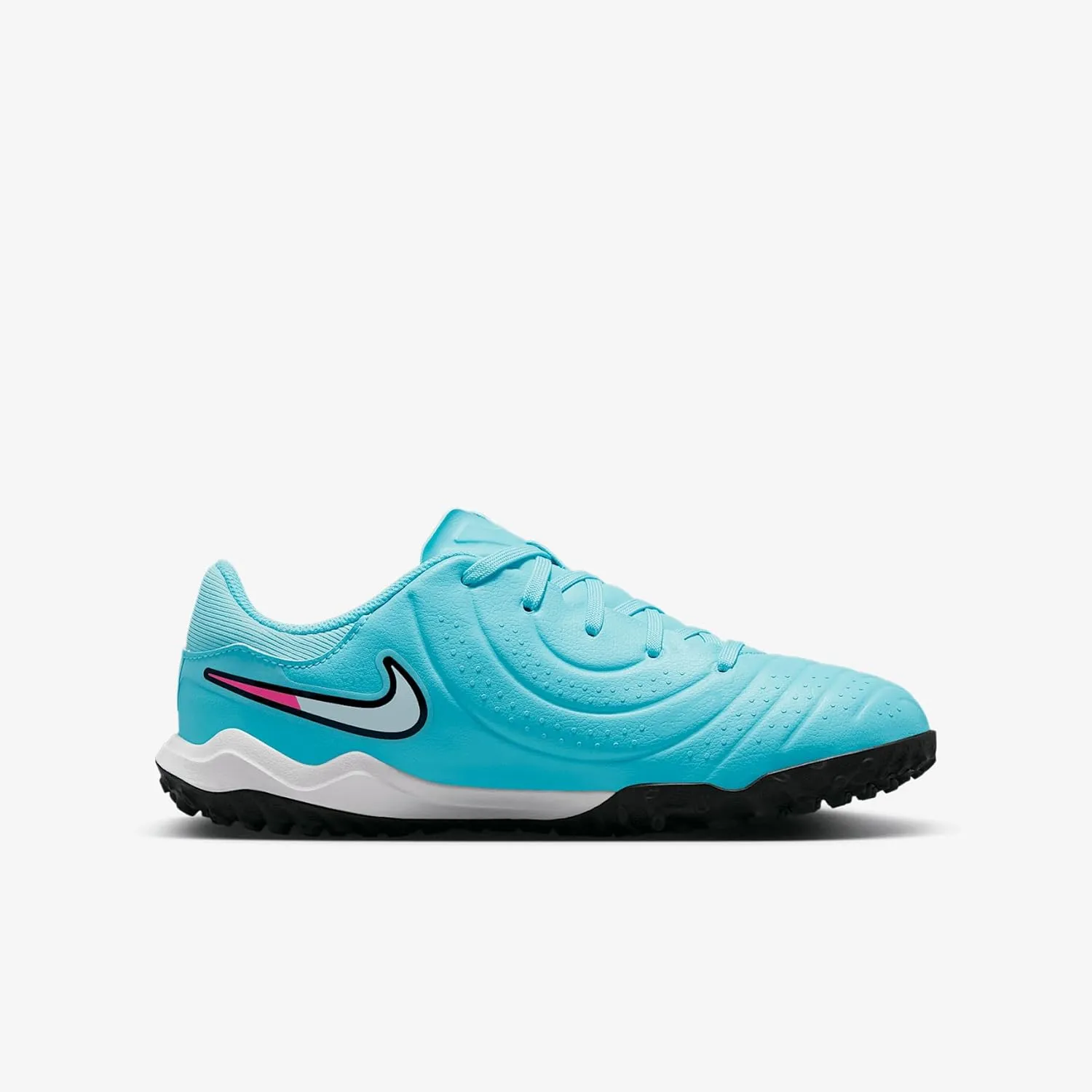 Nike Jr. Tiempo Legend 10 Academy Little/Big Kids' Turf Low-Top Soccer Shoes (DV4351-401, Copa/White)