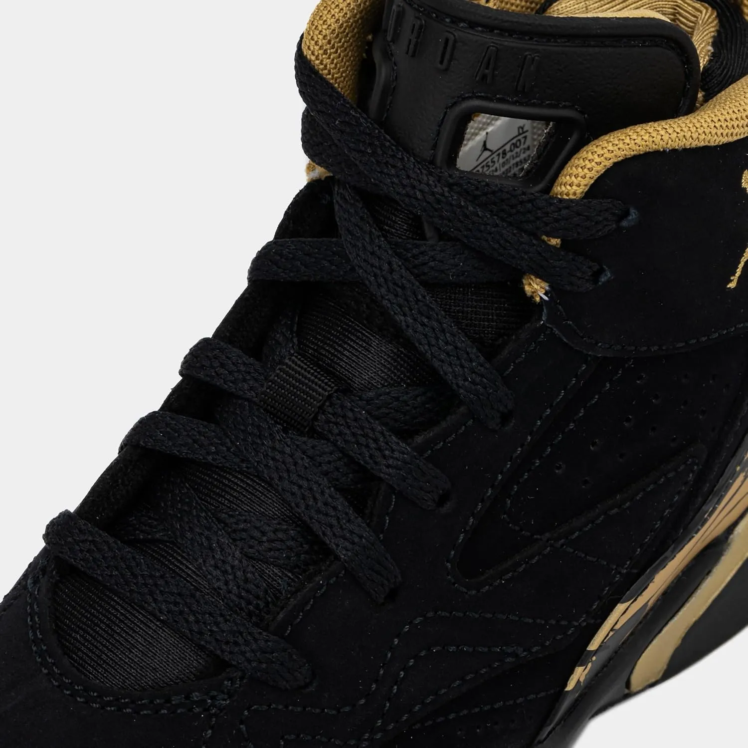 Nike Jumpman MVP Preschool Basketball Shoes (Black/Metallic Gold/Anthracite)
