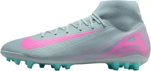 Nike Mercurial Superfly 10 Academy AG High-Top Soccer Cleats (FQ8329-301, Ocean Cube/Pink Blast)
