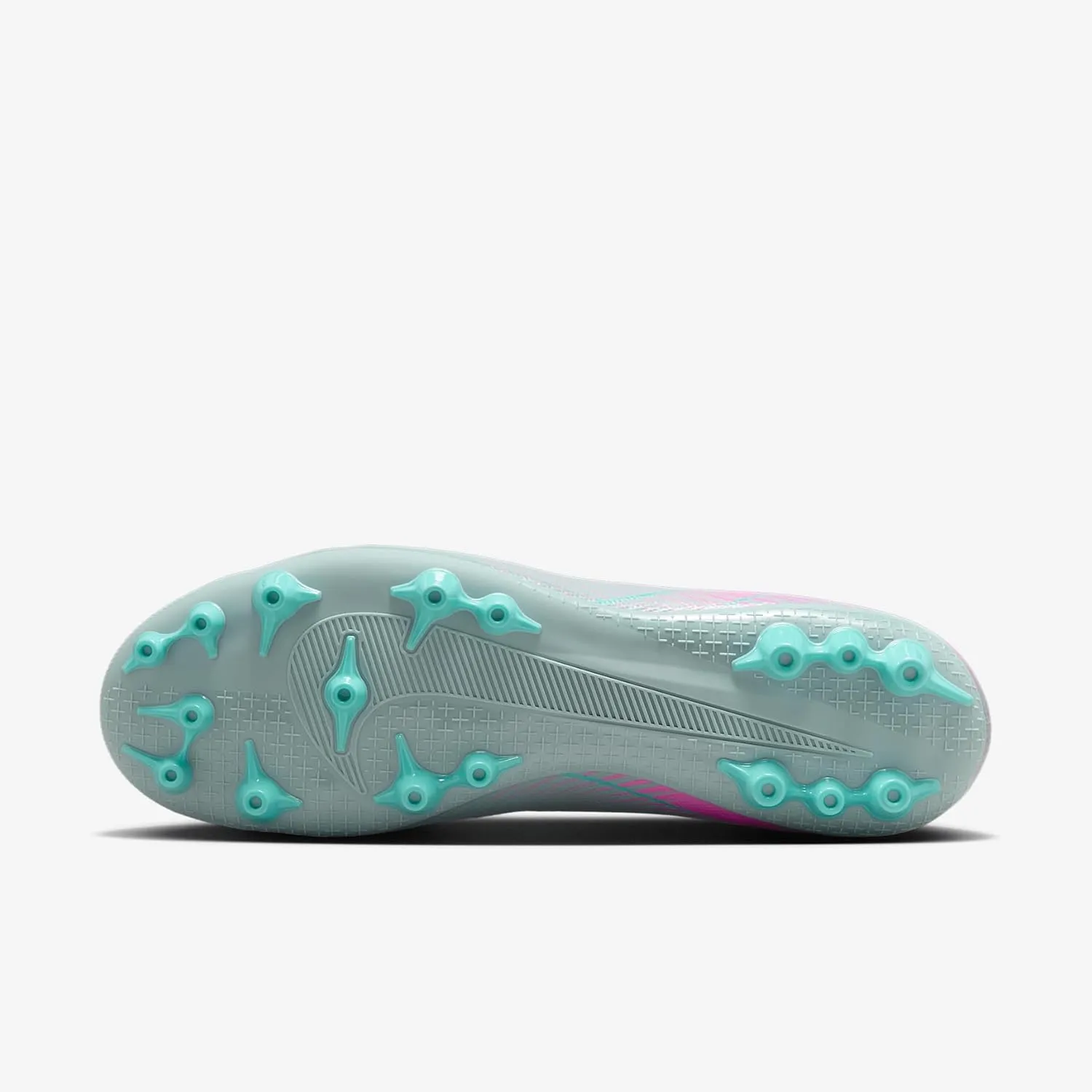 Nike Mercurial Superfly 10 Academy AG High-Top Soccer Cleats (FQ8329-301, Ocean Cube/Pink Blast)