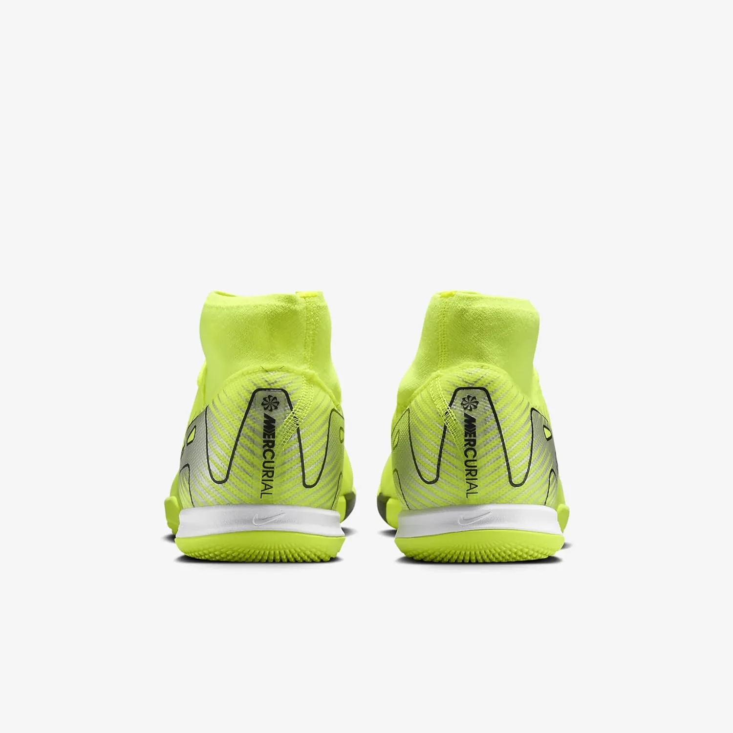 Nike Mercurial Superfly 10 Academy IC High-Top Soccer Shoes (FQ8332-700, Volt/Black)