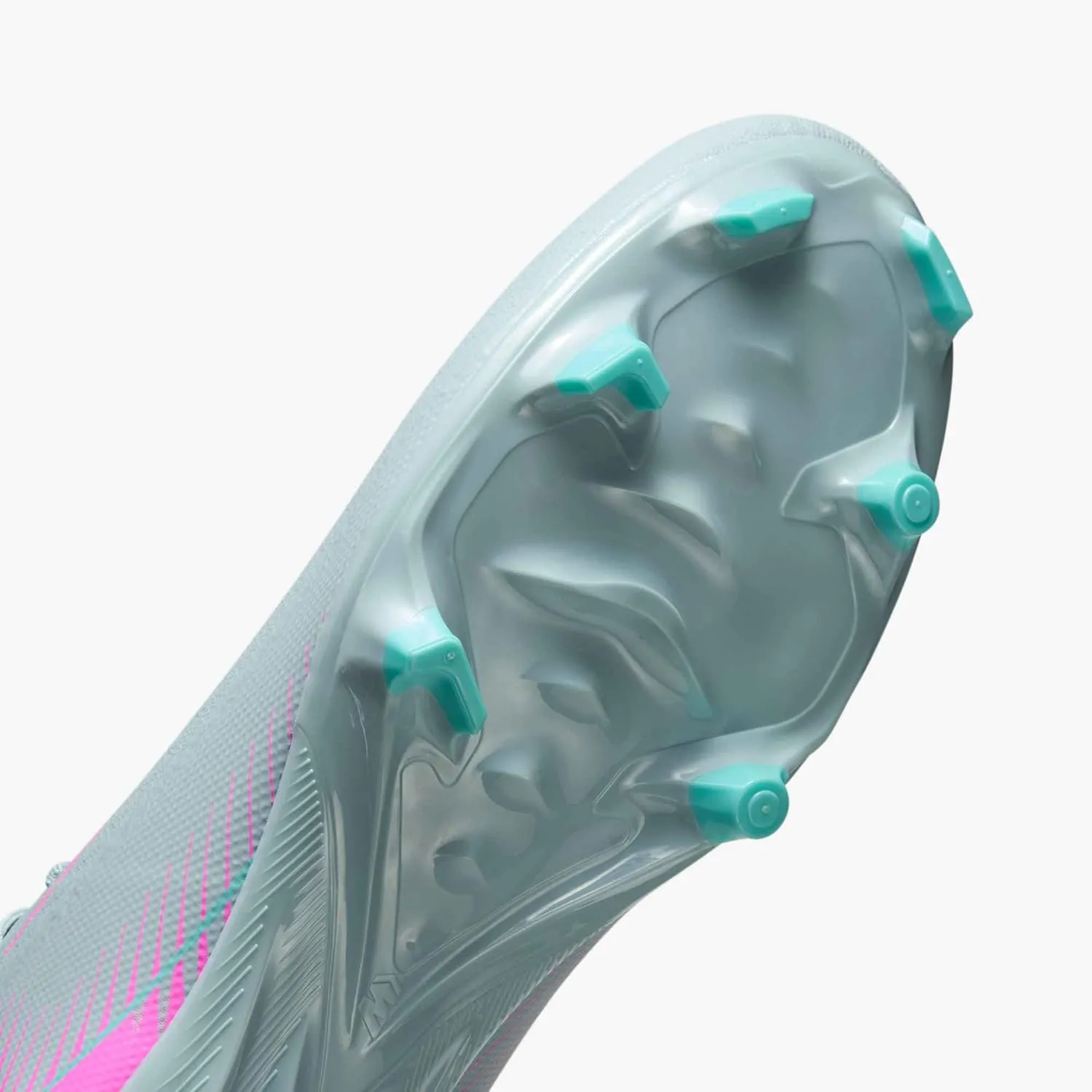 Nike Mercurial Superfly 10 Academy MG High-Top Soccer Cleats (FQ1456-301, Ocean Cube/Pink Blast)
