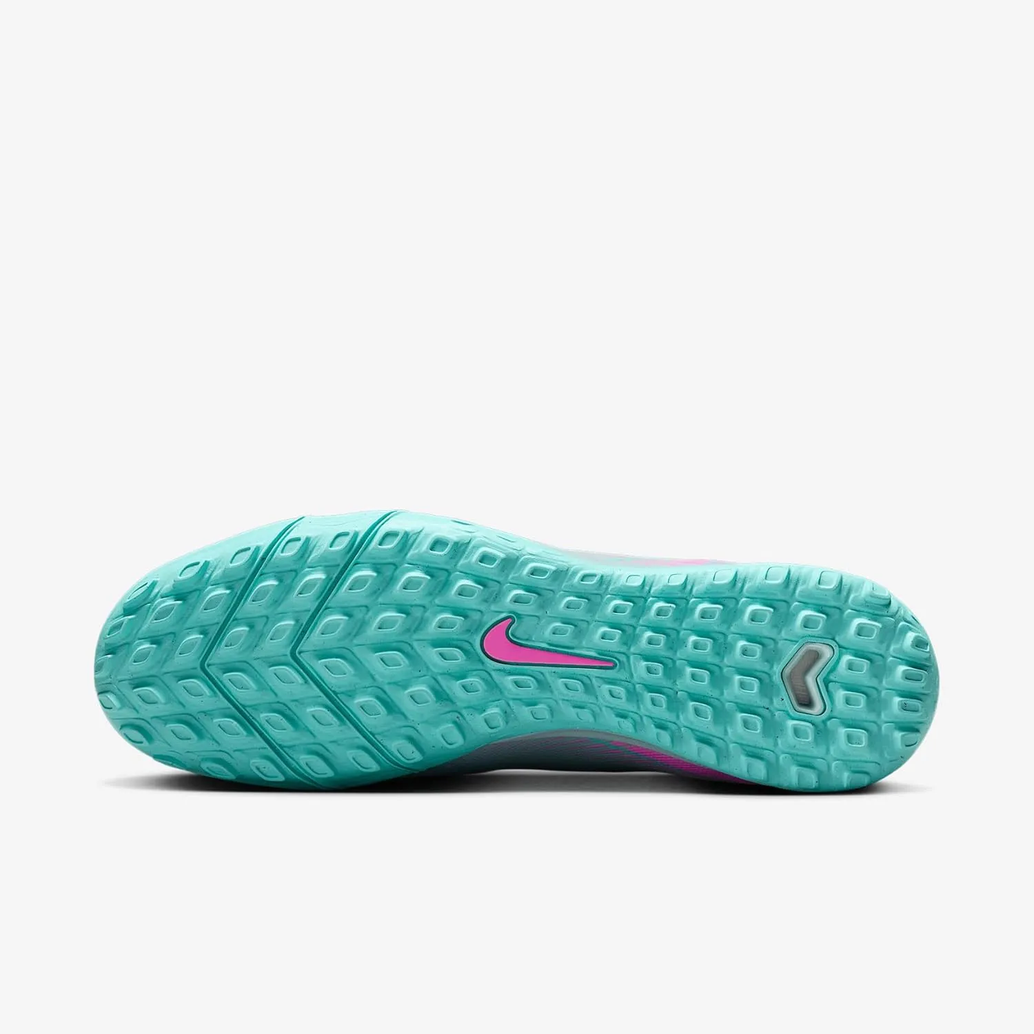 Nike Mercurial Superfly 10 Academy TF High-Top Soccer Shoes (FQ8331-301, Ocean Cube/Pink Blast)
