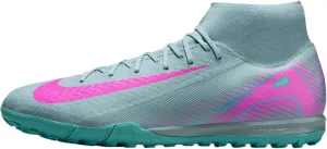 Nike Mercurial Superfly 10 Academy TF High-Top Soccer Shoes (FQ8331-301, Ocean Cube/Pink Blast)