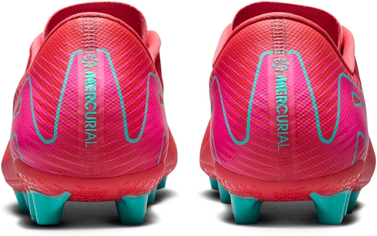 Nike Mercurial Vapor 16 Academy AG Low-Top Soccer Cleats (FQ8364-800, Ember Glow/Aurora Green)