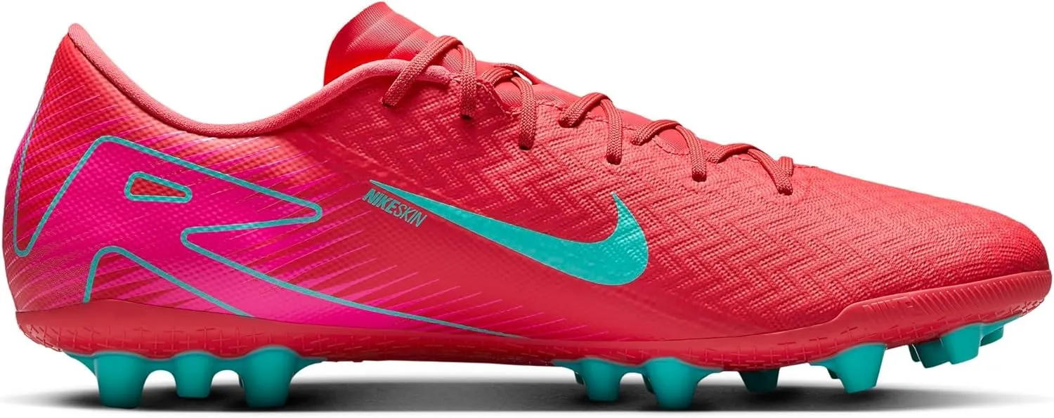 Nike Mercurial Vapor 16 Academy AG Low-Top Soccer Cleats (FQ8364-800, Ember Glow/Aurora Green)